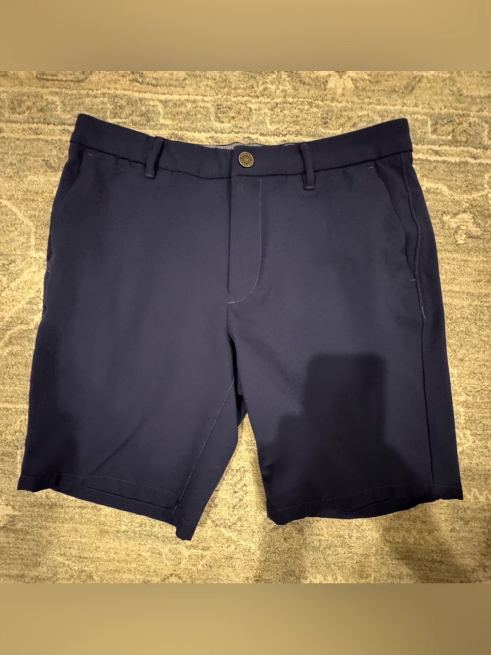 Bonobos Navy Flat-Front Performance Shorts